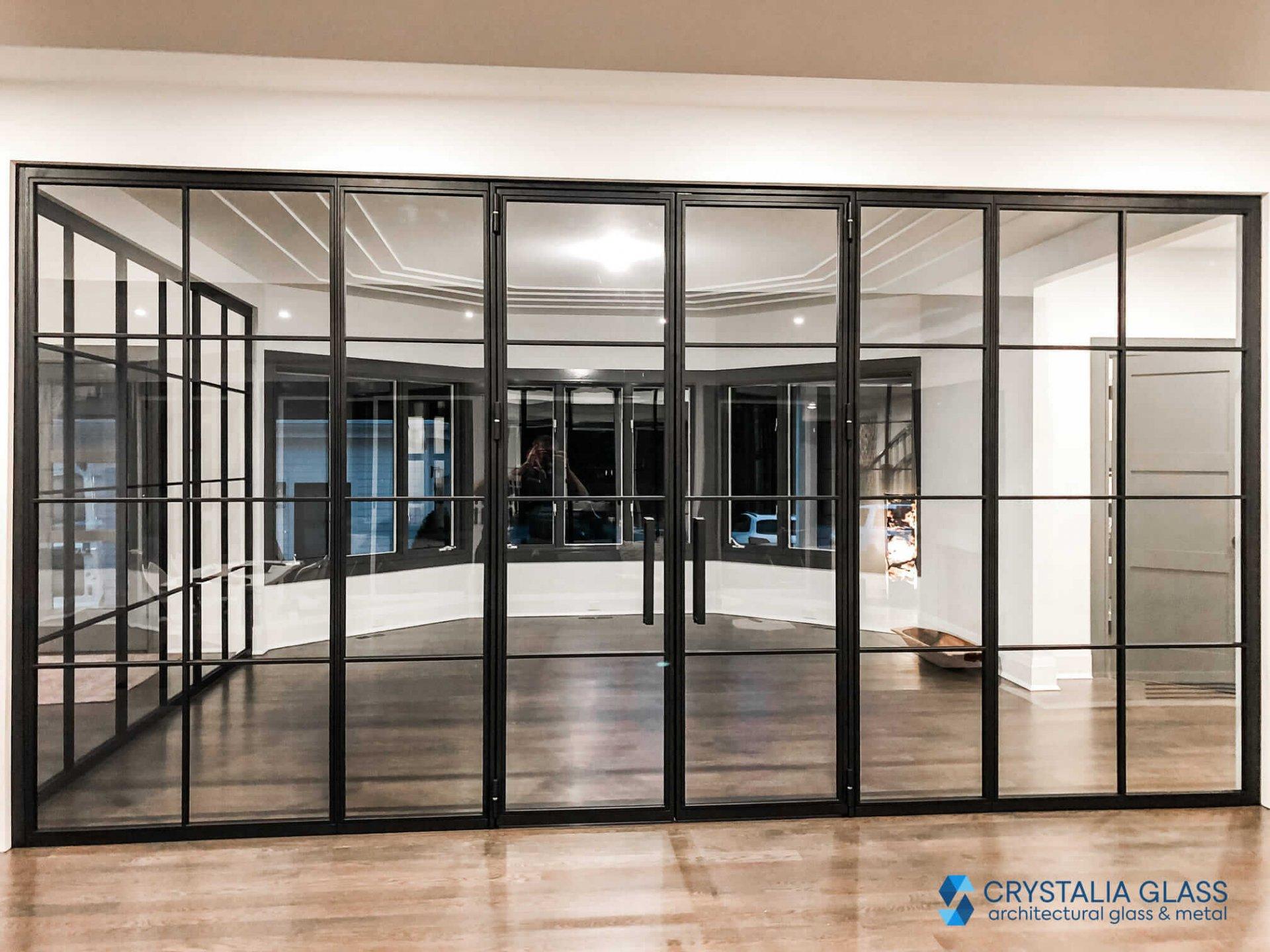 Steel Partition – Swing Doors