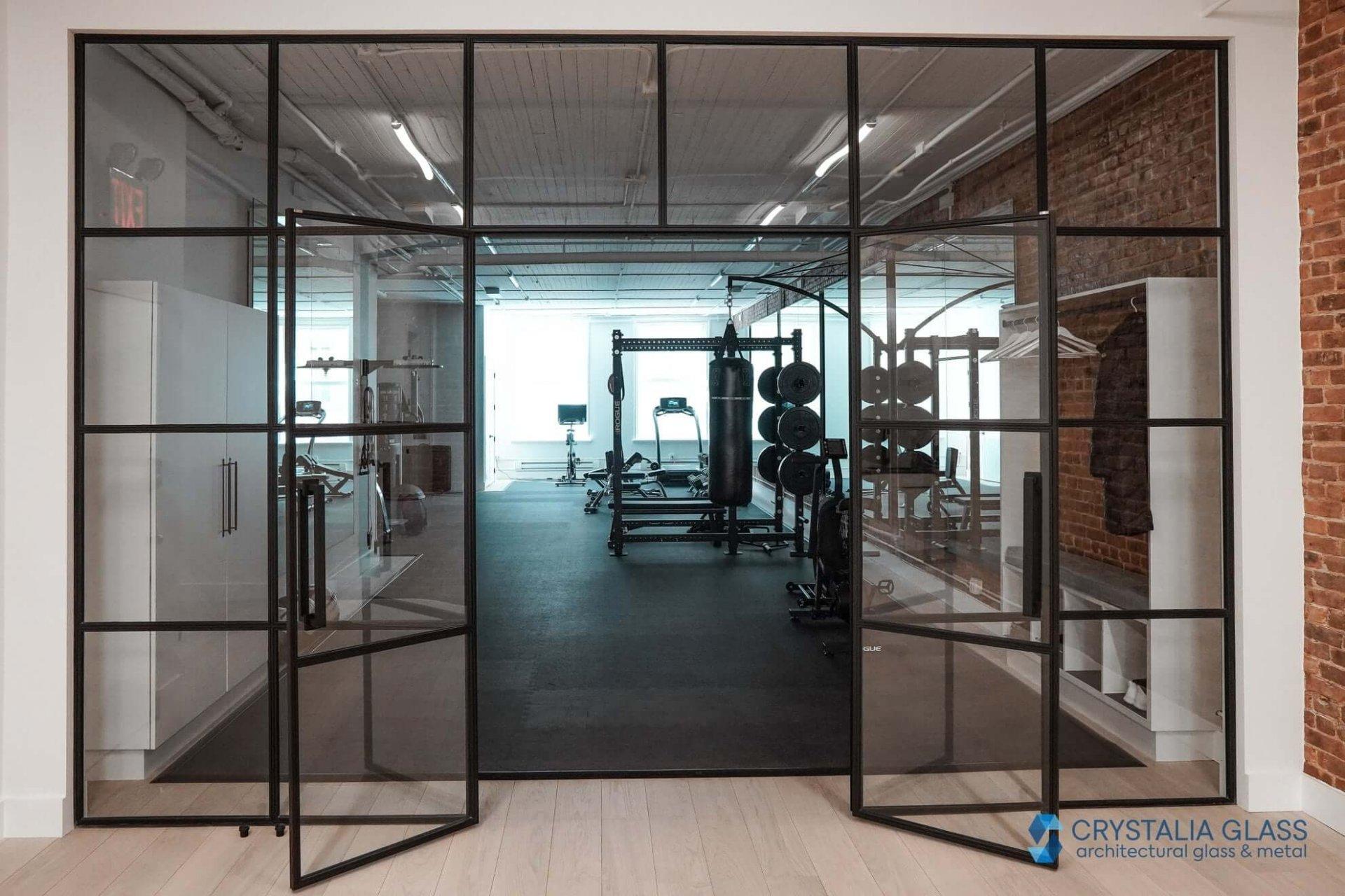 Steel Partition – Swing Doors