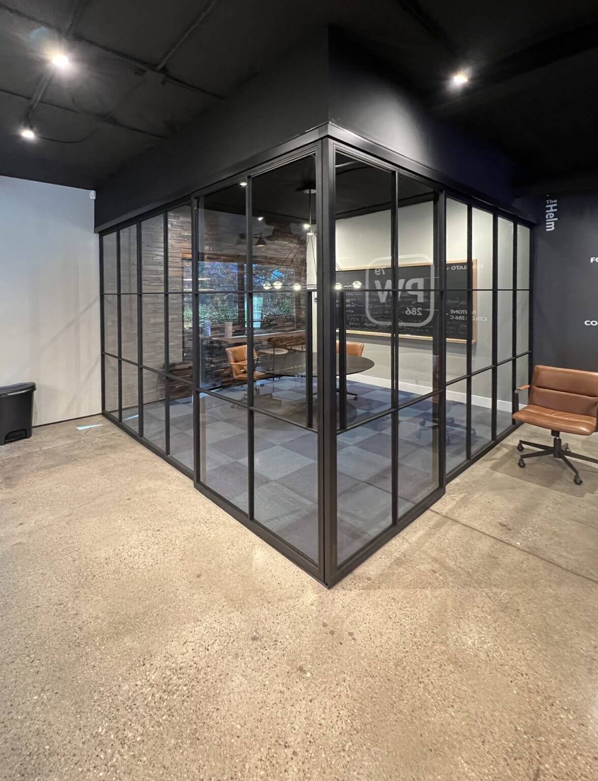 Steel Partitions – Sliding Doors