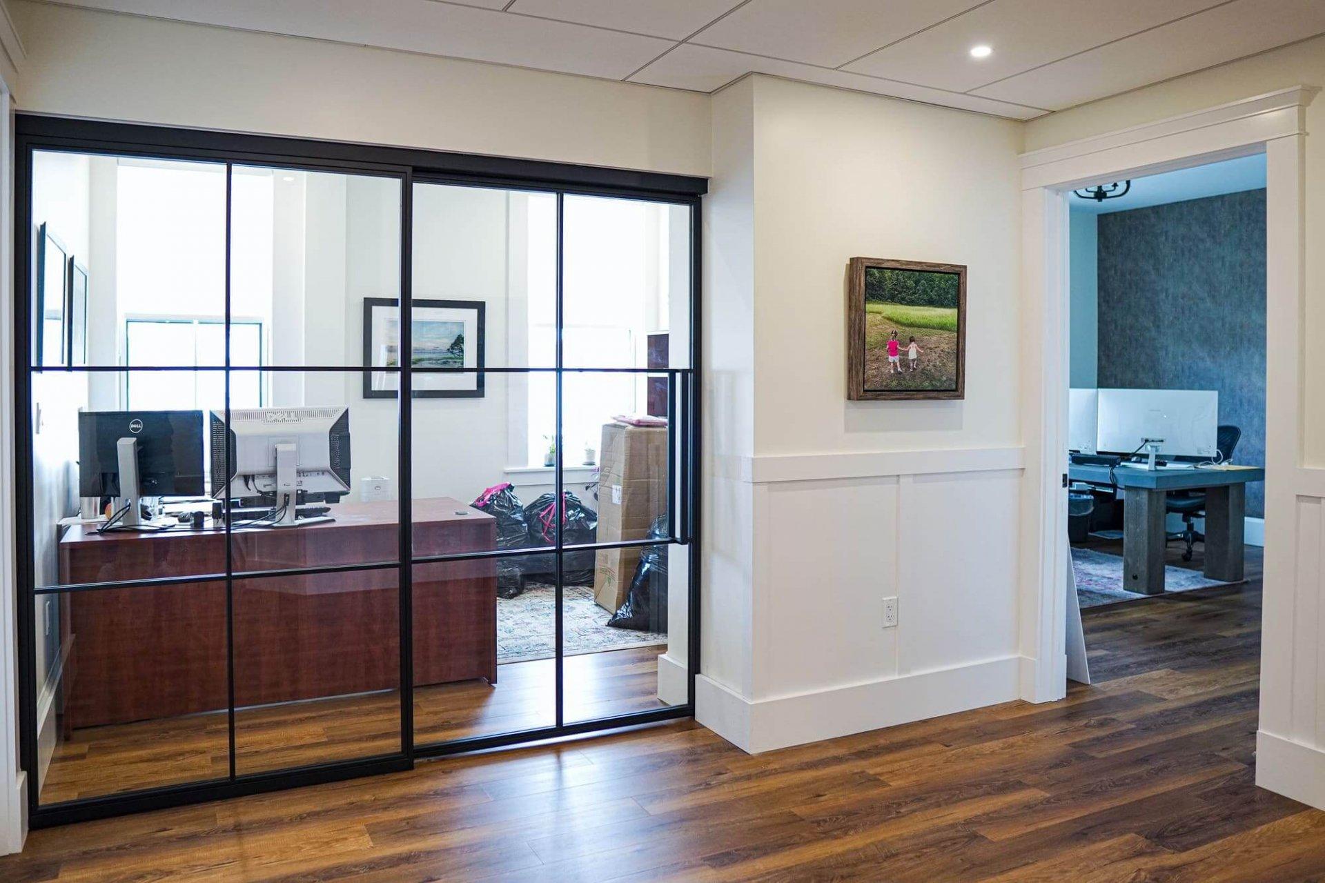 Steel Partition – Sliding Doors