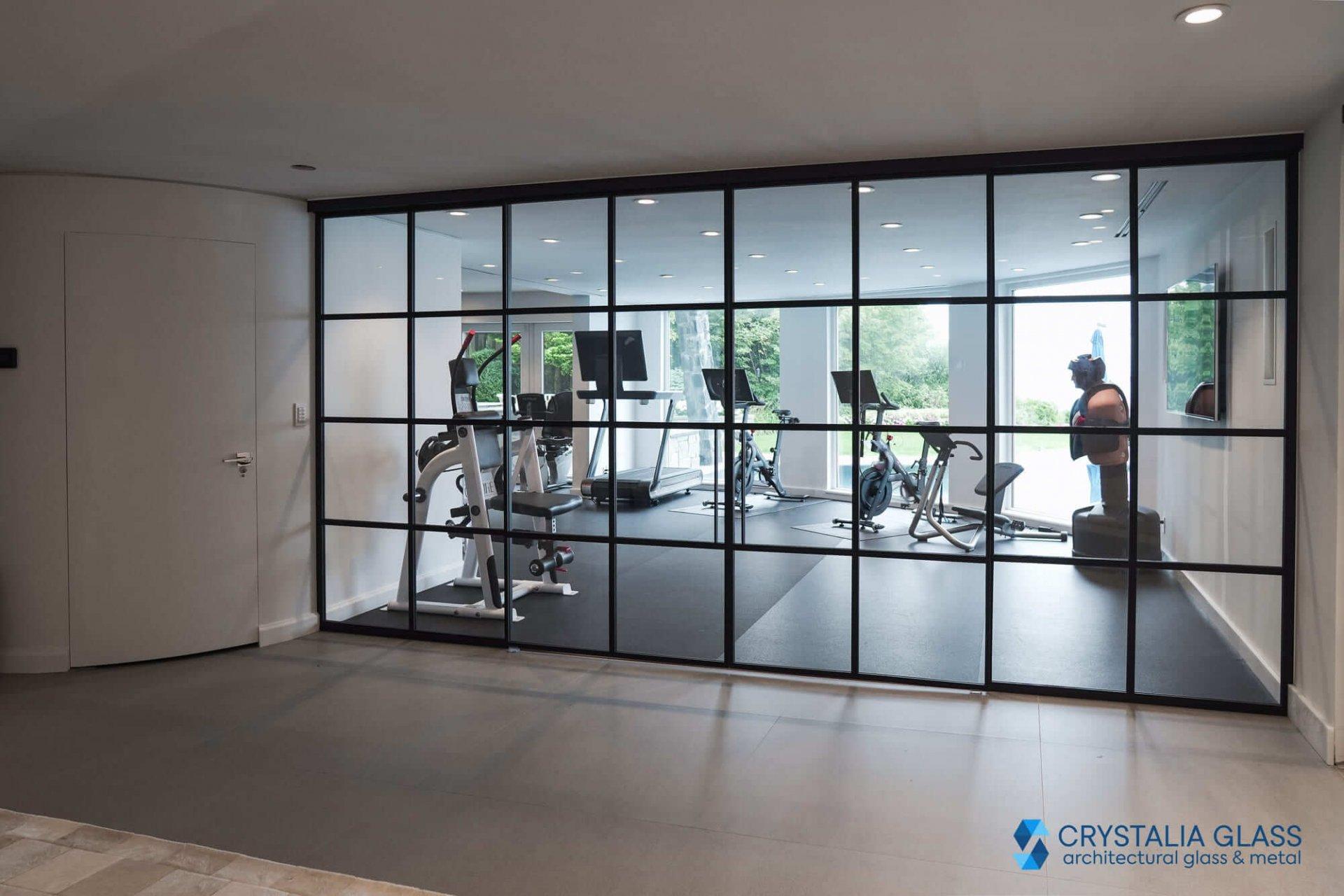 Steel Partitions – Sliding Doors