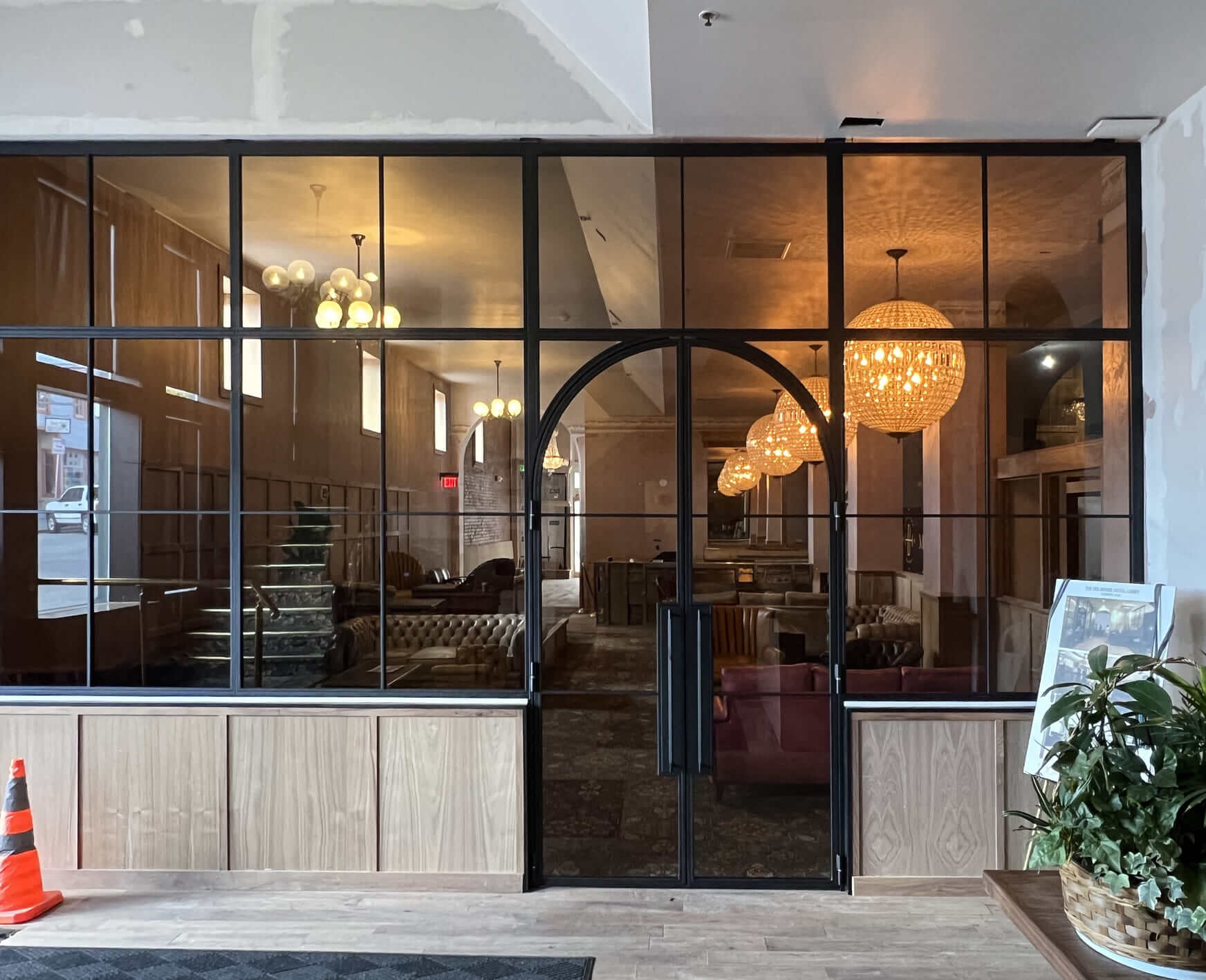 Steel Partition – Swing Doors