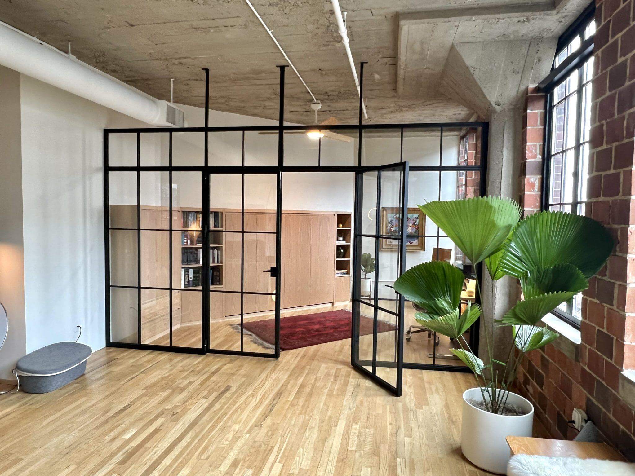 Steel Partition – Swing Doors