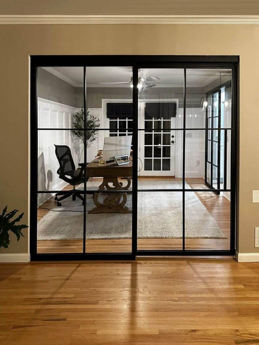 Steel Partition – Sliding Doors