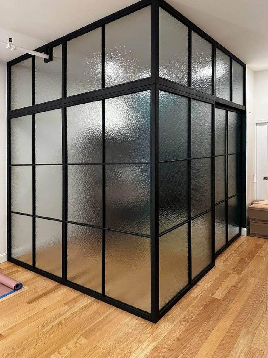 Steel Partitions – Sliding Doors