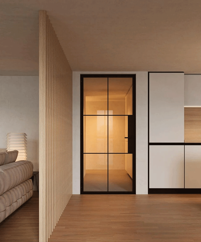 Interior Steel Single Swing Door