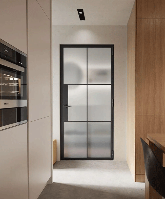 Interior Steel Single Swing Door