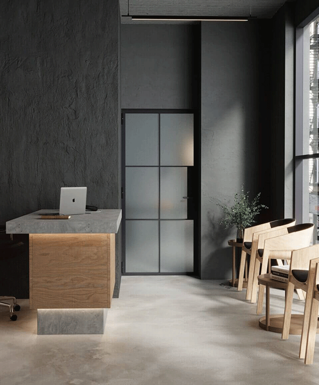 Interior Steel Single Swing Door