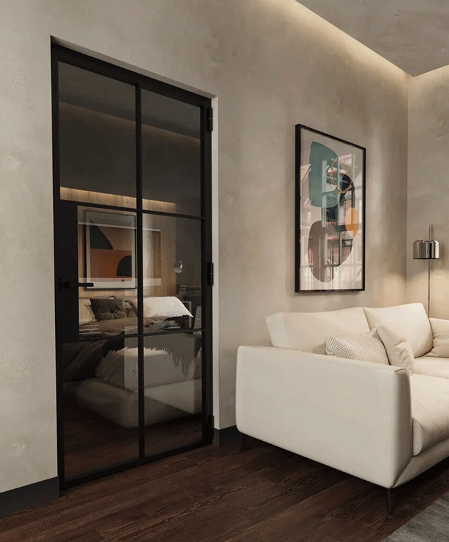 Interior Steel Single Swing Door