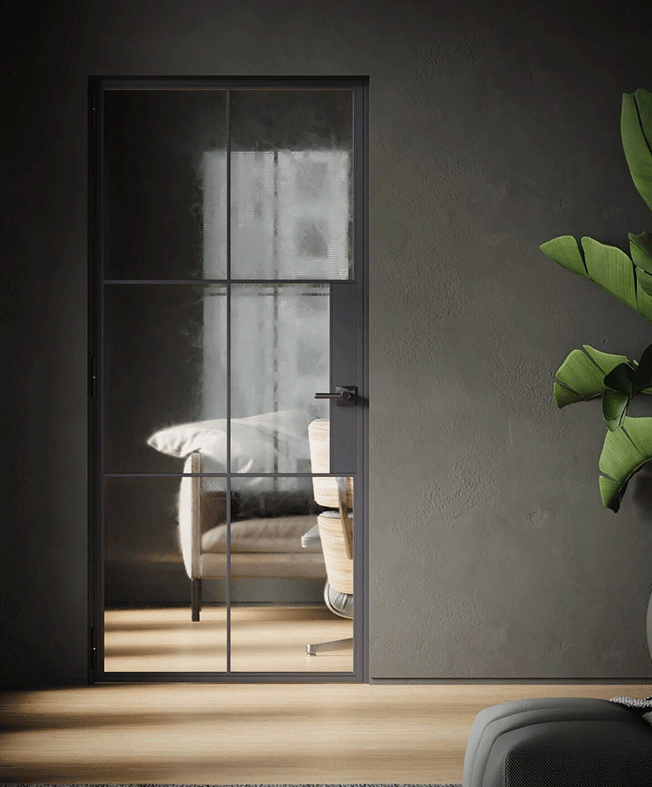 Interior Steel Single Swing Door