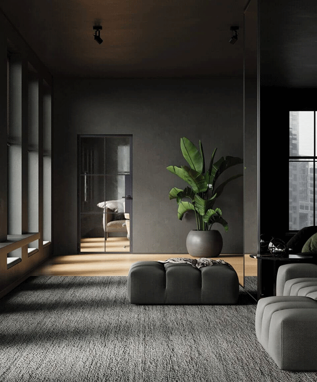Interior Steel Single Swing Door